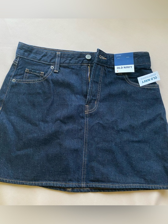 Old Navy Dresses & Skirts - Old Navy Navy Blue Denim High Rise Mini Skirt